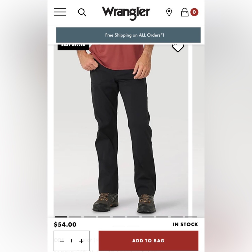 ATG Wrangler pants